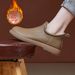 Top Layer Cowhide For Women 2024 Winter New Fleece-Lined Warm Women's Martin Boots Soft Sole Genuine Leather Flat Cotton_vogvips.com