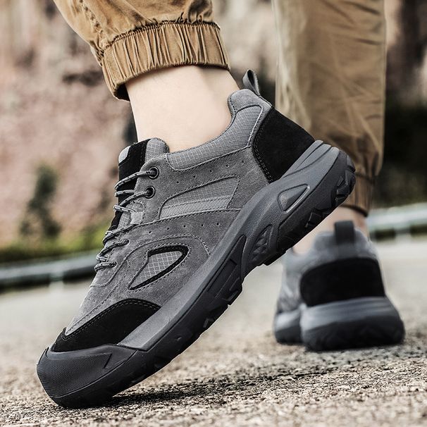 New Anti-splashing Water Mid-top Warm Outdoor Hiking Shoes Hiking Shoes_vogvips.com