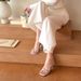French Style Nude High Heels 2025 New Elegant Square Side Hollow Stiletto Silv Strappy Open Toe Sandals For Women_vogvips.com