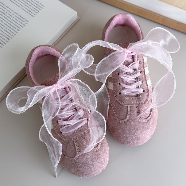 Fishtail Yarn Shoelaces Chiffon Organza Curly Wave Shoelaces Suitable For DIY Ballet Style Accessories For Women_vogvips.com