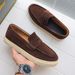 SHLIANG New Suede Leather Men's Loafers Cow Suede Slip On Flats Handmade Male Casual Shoes Leisure Walk Moccasins Outdoor Business Shoes Y0634_vogvips.com