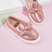 Girls' Round Toe Flat Satin Shoes, Cute Butterfly Sneakers, Sports Casual Slip On Shoes_vogvips.com