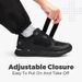 FitVille Wide Width Men'S Athletic Shoes Low-Top Non-Slip Lightweight Running Shoe For Swollen Feet With Arch Support_vogvips.com