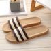 Women Slippers Flat Sandals Linen Lightweight Casual Summer Slippers Ladies For Home Slides Shoes Female Zapatillas De Mujer_vogvips.com