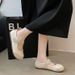 Soft Leather Mary Jane For Women, 2026 Summer New Model, Flat Soft Sole With Velcro, Comfortable, Stylish, Versatile_vogvips.com