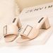 Women S Pumps Summer Fashion Simple Casual Thick Outer Wear High Heel Square Buckle Women Sandals And Slippers_vogvips.com
