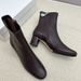 Unlabeled Guan Product High-End Version Classic Short Fashion Versatile Smooth Simple Elegant Stylish Side Zipper Ankle_vogvips.com