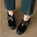 Versatile Square-toed Shallow Mary Jane 2025 New Frosted Retro Soft-soled Leather Shoes, Chunky Heel Women's Shoes_vogvips.com