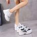 Fashion 2025 Spring And Autumn New Versatile Women's Casual Sports Dad Shoes Square Toe_vogvips.com