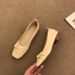 Single Shoe 2025 New Fashionable French Evening Style Gentle Sole Grandma Shoes Women's Head Thick Heel Soft Leather_vogvips.com