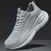 Men's Breathable Knit Sneakers Lightweight Walking Shoes Casual Comfort Fit For Daily Wear_vogvips.com