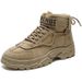 2025 Autumn Men's Martin Mid British Style Work Wear Boots Trend High Top Thick Sole Casual Shoes 9696 C039_vogvips.com
