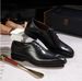 Men's Oxford Shoes Brogue Leather Dress Wedding Shoes_vogvips.com