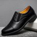 2025 Summer New Fashion Trendy Casual Three-Connector Business Work Round Toe Soft Sole Men's Leather Shoes_vogvips.com