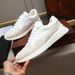2025 New Genuine Leather Thick-Soled Height-Increasing Sports Casual With Breathable Holes, Versatile Color-Block_vogvips.com