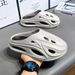 Men's Non-Slip Thick-Soled Two-Wear Toe-Cap Slippers Summer Seaside Beach Sandals_vogvips.com