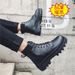 European Warm Series Martin Korean Trendy Four Seasons High-top Men's Leather Boots Thick-soled Work Shoes British Style Thickened Warm_vogvips.com