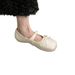 Silver Mary Jane Women's Shoes French Beautiful Single Shoes With Skirt Ballet Thin Small Leather Shoes_vogvips.com