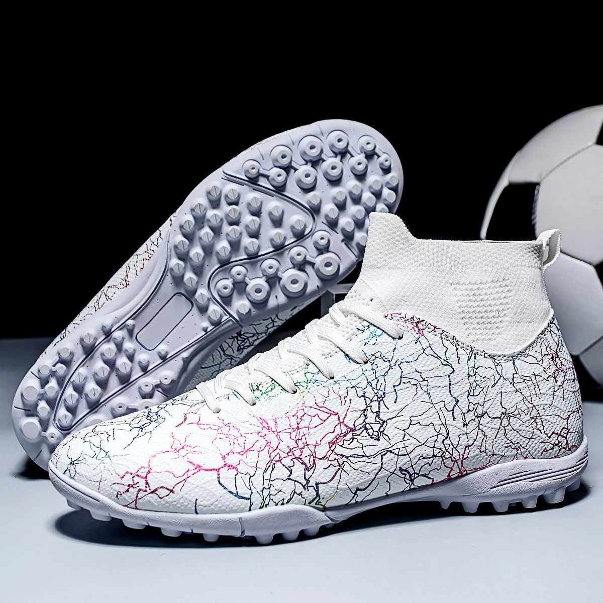 Falcon Assassin 15 Children's Soccer Boys, Boys' Primary School Student Long-studded Multi-studded Shoes For Competition_vogvips.com