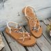 Fashionable Lightweight Large Size Beach For Women Summer New Round Head Comfortable Fish Mouth Casual Sandals_vogvips.com