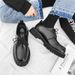 Instagram Summer Youth Small Leather Shoes Breathable British Style Versatile Casual Round Head Thick Sole Heightened_vogvips.com
