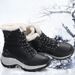 Snow Women Boots Plus Size Ladies Shoes Lace-Up Women Shoes Platform Warm Ankle Boots New Botas Mujer Women's Winter Footwear_vogvips.com