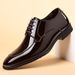 2024 New Large Size Men's Leather Summer Breathable Business Formal British Style Casual Soft Sole Black Shoes For Men_vogvips.com