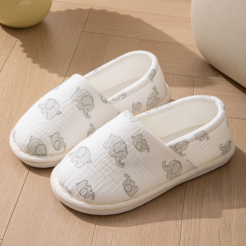 Maternity Postpartum Shoes For Women, Summer Thin Printed Breathable Soft Sole Non-Slip Closed Heel Postpartum Slippers For Spring And Autumn_vogvips.com