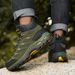 Outdoor Hiking Shoes Men Shoes Mid-top Wear-resistant Anti-slip Comfortable Men Shoes Flat Lace-up Casual Sports Shoes Men_vogvips.com