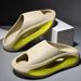 Kidmi Fashion Men Thick Sole Arch Support Slides Summer Outdoor Beach Men's Sneaker Casual Home Soft Slippers_vogvips.com