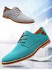 New Mens Suede Leather Shoes British Style Business Casual Rubber Sole Lace Up Plus Size 48 Comfortable Oxfords Derbies_vogvips.com