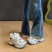 Thick-soled Heightening Dad Shoes Female Student Sports Running Shoes Casual Shoes_vogvips.com