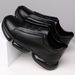 2025 Black Thick-Soled Casual Pointed Toe Trendy European Style Men's High-End Slip-On Lazy Shoes_vogvips.com