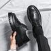 Thick-soled Formal Men's Brogue Low-top Fashion Leather Shoes_vogvips.com