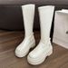 Elastic Slim Thick Sole Height Increasing Short Over-the-Knee Hot Girl High Knight Boots_vogvips.com