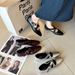 520-3 New Vintage Slip-On Shoes, Niche French Style Soft Sole Mary Jane With Widened Forefoot, Plus Size Women's Shoes_vogvips.com