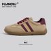 Universal Suede Leather Training For Women 2026 New Spring And Autumn Retro Versatile Soft Sole Casual Shoes Flat_vogvips.com