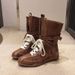 Height-Increasing Flat Boxing Women, Western Cowboy Boots, 2025 Spring And Autumn New Style, Suede Lace-Up Martin Boots_vogvips.com