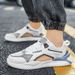 Men's Sandals Summer Trend Outdoor Sports Non-Slip Wear-Resistant Driving Beach Water Shoes Closed-Toe Clogs_vogvips.com