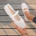 Foreign Trade Large Size Flat Sandals Women, 2026 Summer New Breathable Mesh Strap Casual Shoes For Women_vogvips.com