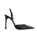 Oval Rhinestone Buckle Closed-toe Sandals, New Spring/summer European And American Style, Pointed Toe, Stiletto Heel,_vogvips.com