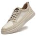 Hollow Men's Shoes Thick Baseplate Shoes Skateboard Shoes Mesh White Shoes Men's Casual Large Size Shoes Men_vogvips.com