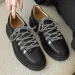 Trendy High End New Black Hiking Derby For Men British Style Retro Casual Work Leather Shoes Daily Outfit_vogvips.com