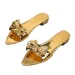 High Quality Hot Selling Women's Fashion 2026 Summer New Versatile Pointed Bow Decoration Low Heel Cool Mop_vogvips.com