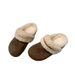 Vintage Closed-Toe Two-Way Casual Thick-Soled Furry For Women Autumn Winter New Lazy Slip-On Cotton Slippers_vogvips.com
