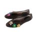 Fashionable And Simple French Retro Small Floral Pointed-toe Crystal Women, Hollow Jelly Shoes With Soft Soles For_vogvips.com