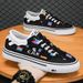Spring Men's Shoes New Breathable Ripped Canvas Shoes Korean Style Trendy Versatile Shoes Men's Slip On Trendy Shoes_vogvips.com