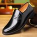 Spring Men's Leather Extra Large Size 48 Height Increasing Business Formal Shoes For Middle-Aged And Elderly Fathers_vogvips.com