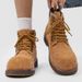 Martin Boots Tooling Boots Heightening Short Boots Tough Guy Big Head High Top Rhubarb Boots_vogvips.com