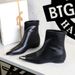 SEVEN BIG TREES Women's Vintage Pointed Toe Ankle Boots With Metal Accents, Low Heel & Hidden Wedge For Height & Comfort, Winter Fashion Booties_vogvips.com